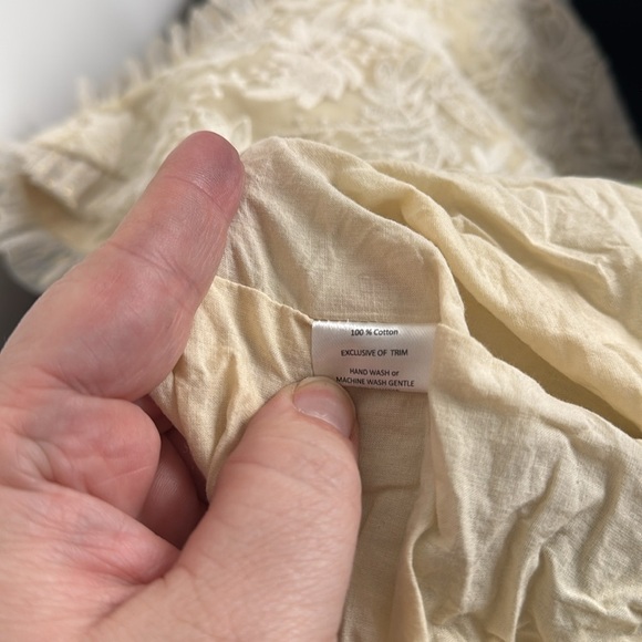 Elestory Holly Dress Cream Green Size 10-12 - Picture 5 of 5